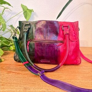 Bed Stu famous Rockababy satchel Spring Medow colorway Leather Women's Bag